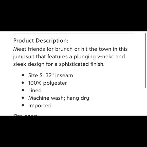 NWT Sugar Lips White Good Vibes V-neck Wide Leg Jumpsuit SZ  L - Picture 10 of 10